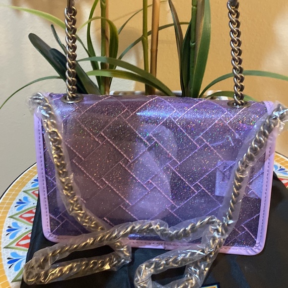 Kurt Geiger London Kensington Vinyl Shoulder Bag - Picture 3 of 13